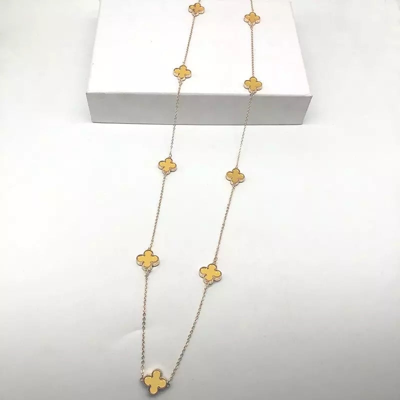 Long Clover Necklace