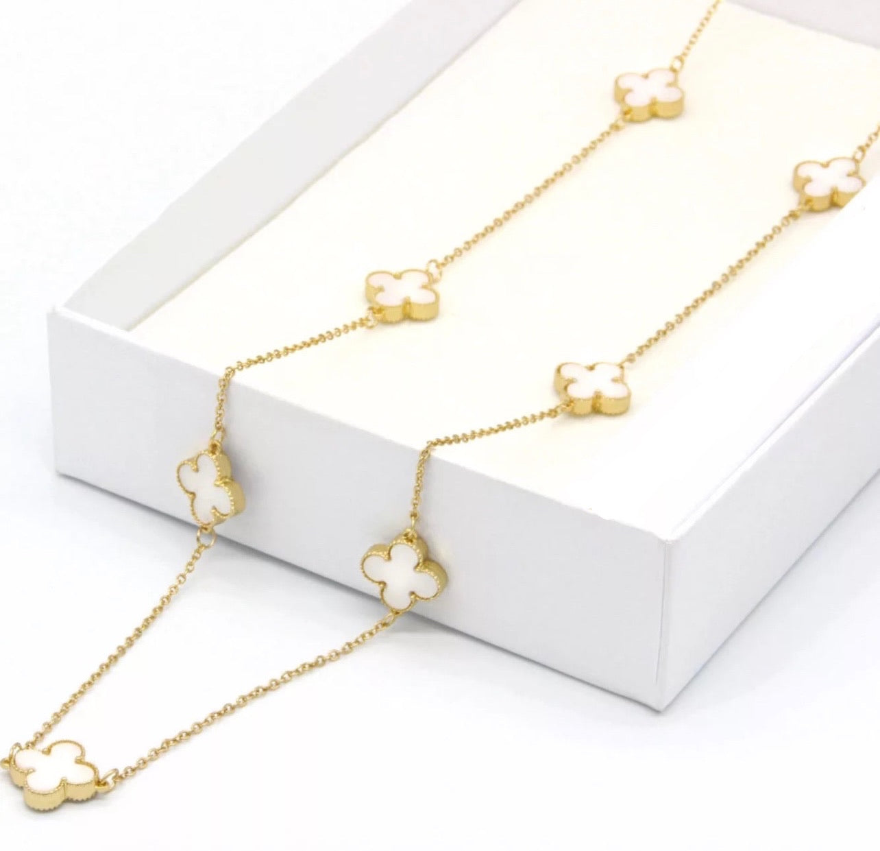 Long Clover Necklace