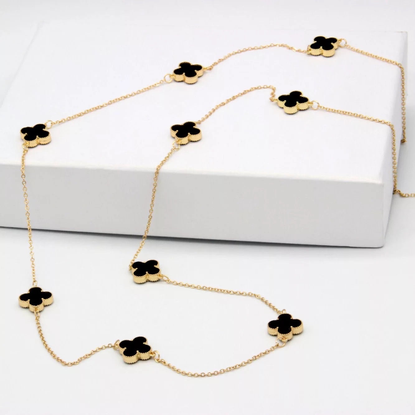 Long Clover Necklace
