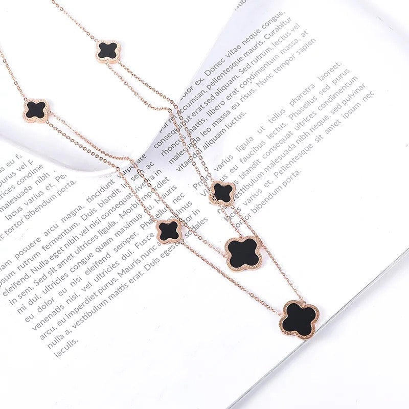 Long Clover Necklace