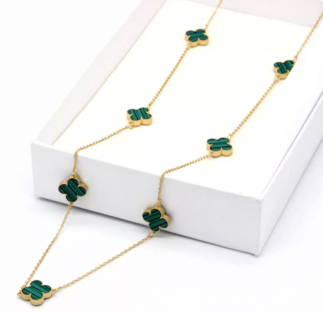 Long Clover Necklace