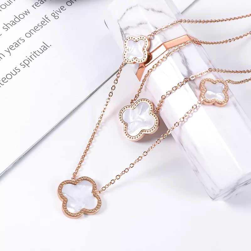 Long Clover Necklace
