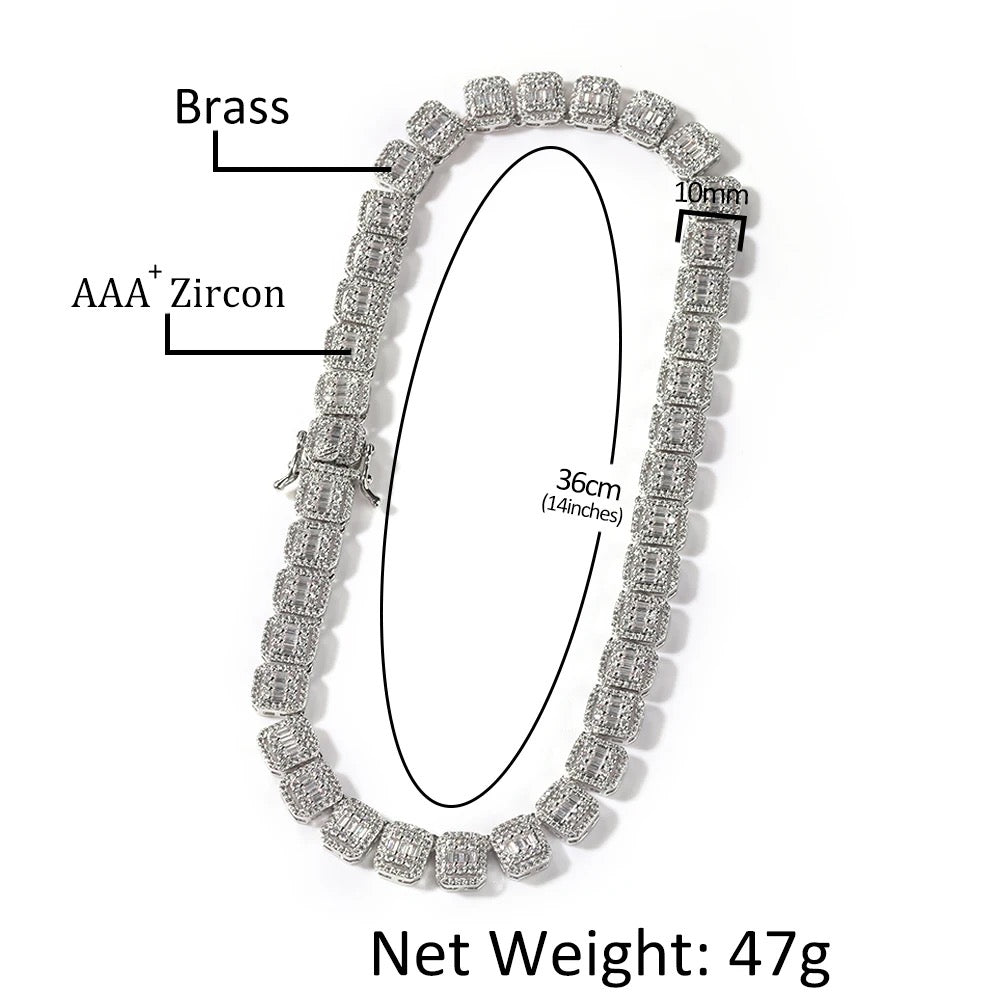 Iced Out Tennis Necklace (Unisex)