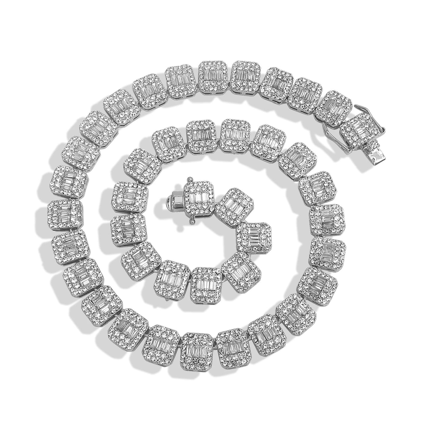 Iced Out Tennis Necklace (Unisex)