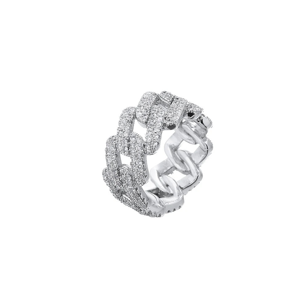 Cuban Link Ring - Square (Unisex)