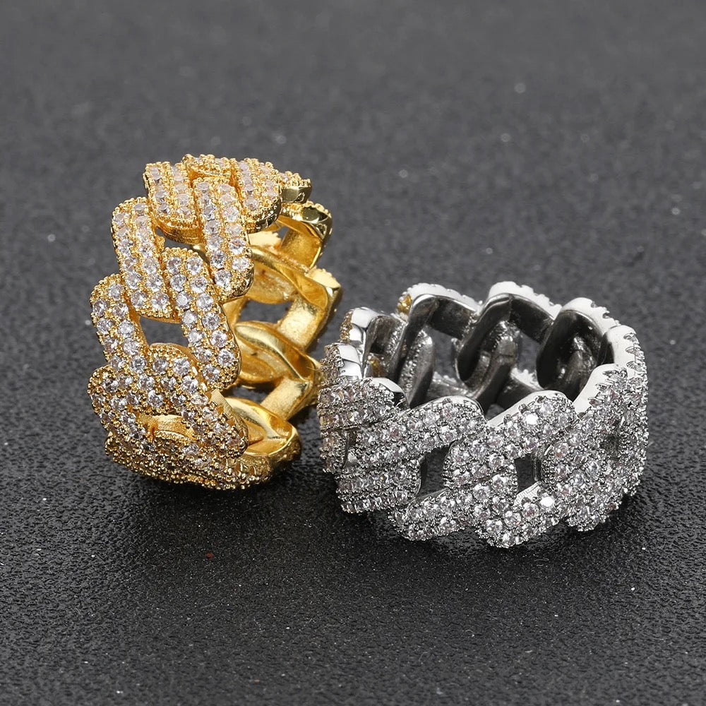 Cuban Link Ring - Square (Unisex)