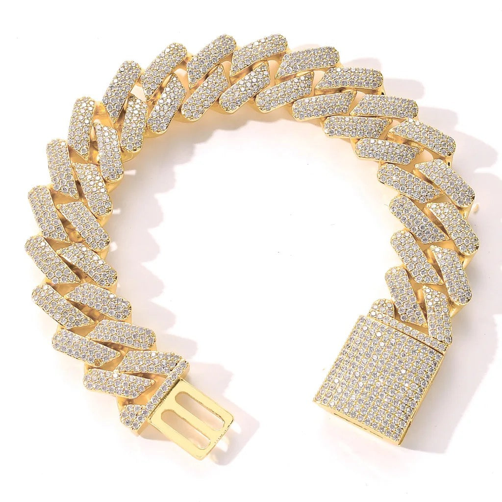 Cuban Link Bracelet - Square (Unisex)